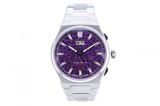 Thumbnail von Lucky Harvey Hammer Patern Chiming - Purple Dial - Chiming Hour - Unworn - Box+Papers Chime 2025