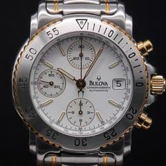 Bulova Chronograph Bicolor Automatic Chonograph Automatic Fullset </h1>