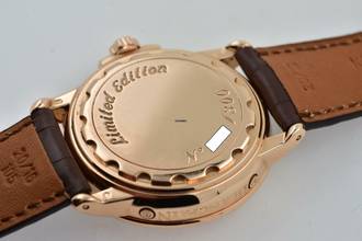 Thumbnail von Blancpain Léman Moonphase Calendar Black Dial 18k Rose Gold Limited Edition 2763 </h1>