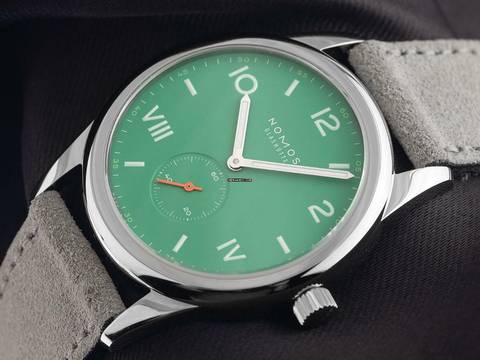  NOMOS Club Campus Glashütte Club Campus electric green Ref.726 2025 Full Set Neu 