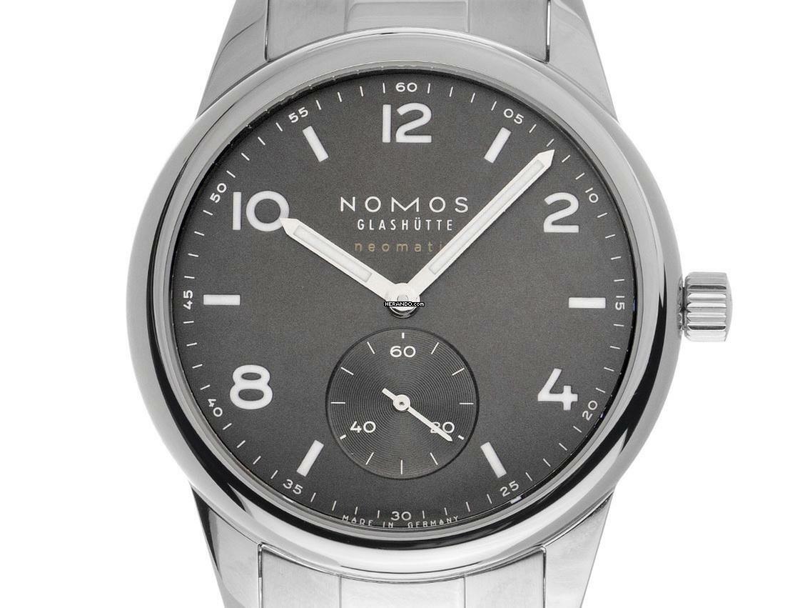 NOMOS Club Neomatik Glashütte Club Sport Neomatik Smoke Ref.764 2025 Full Set Neu