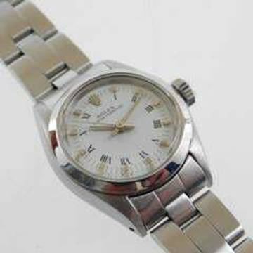  Rolex Oyster Perpetual Lady mit Oysterband Full Set v 1980 plus Rolex Revision TOP Zustand  
