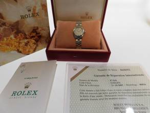 Thumbnail von Rolex Oyster Perpetual Lady mit Oysterband Full Set v 1980 plus Rolex Revision TOP Zustand