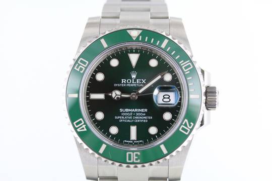  Rolex Submariner Date HULK//REF.116610LV//UNWORN//FULL SET//2019//#730 