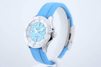 Thumbnail von Breitling Superocean 36 Turquoise Dial - Ceramic Bezel - Box+Papers A17377 2023