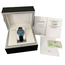 Thumbnail von IWC Portugieser Chronograph Portuguese IW371491 chronograph blue dial Full Set Like NEW 2018’s