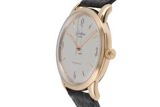 Thumbnail von Glashütte Original Sixties 18k Gold Automatik Herrenuhr 1-39-52-01-01-04 B&P