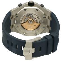 Thumbnail von Audemars Piguet Royal Oak Offshore Chronograph Navy Full Service & Card AP </h1>