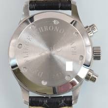 Thumbnail von IWC Fliegeruhr Chronograph Pilot IW3740 chronograph date black dial Full Set quartz 1988’s </h1>