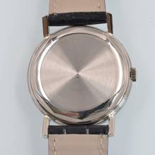 Thumbnail von Patek Philippe Calatrava Date 3445 Oversize slate grey dial white gold 18KT 1967's </h1>