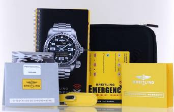 Thumbnail von Breitling Emergency II Bentayga Special Edition Superquartz Chronograph Transmitter blue MOP B+P </h1>