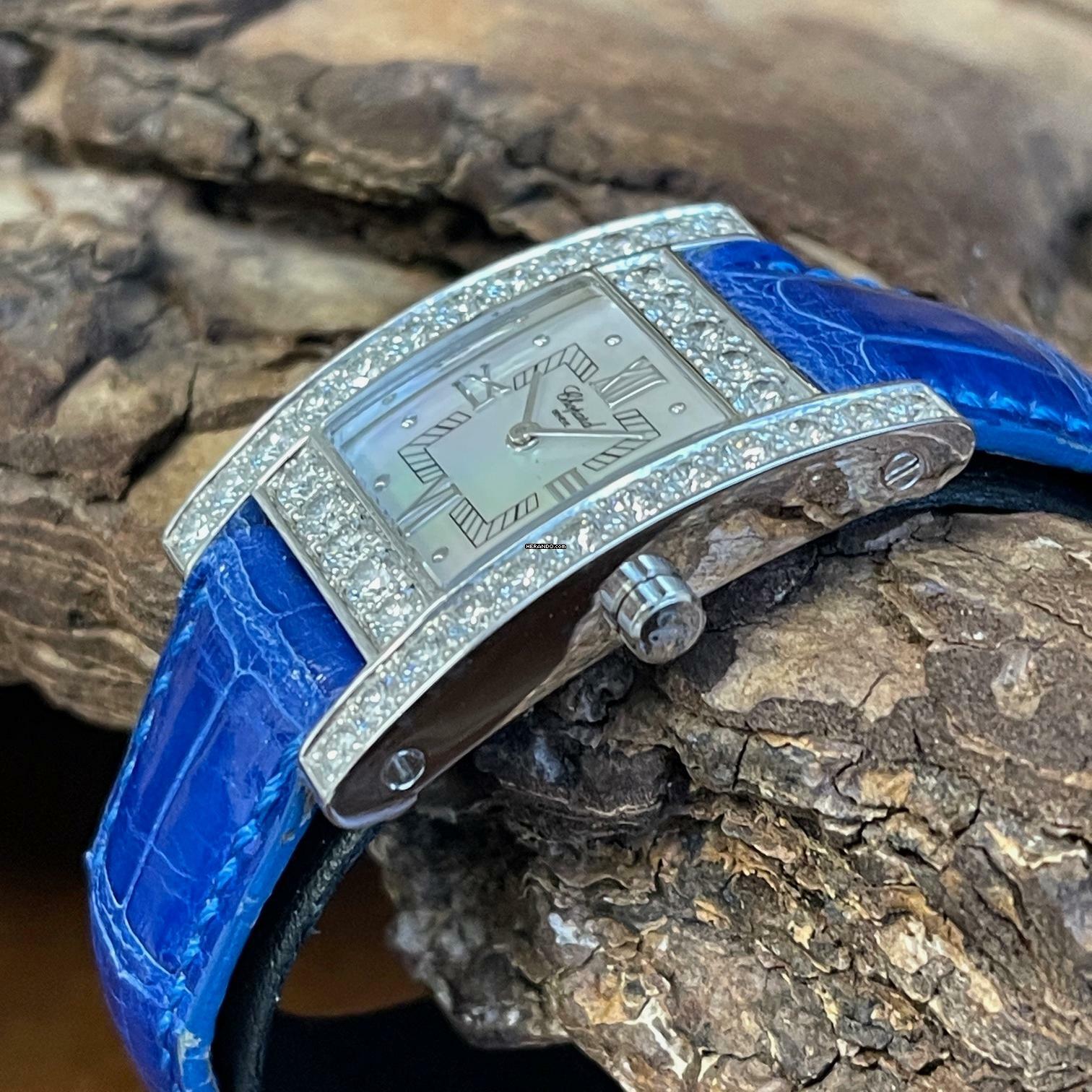 Chopard La Strada Your Hour Weißgold Diamanten - Ref. 13/6621 </h1>