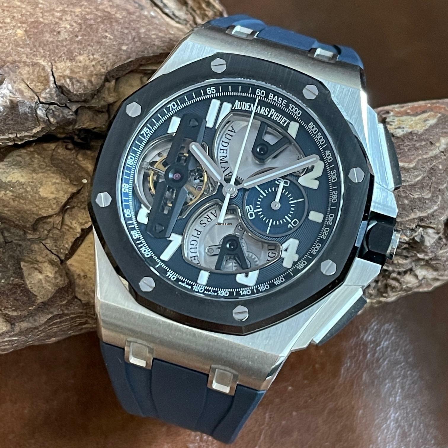 Audemars Piguet Royal Oak Offshore Tourbillon Chronograph Royal Oak Offshore Chrono Tourbillon Platin - FULLSET </h1>