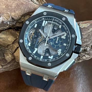  Audemars Piguet Royal Oak Offshore Tourbillon Chronograph Royal Oak Offshore Chrono Tourbillon Platin - FULLSET </h1> 