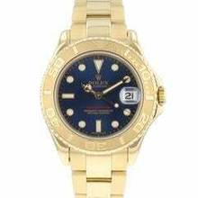 Thumbnail von Rolex Yacht-Master Midsize Yellow Gold Blue Dial </h1>