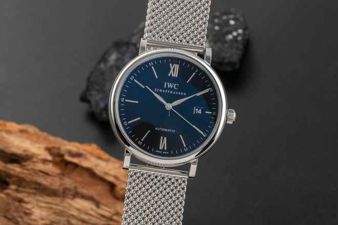  IWC Portofino Automatic Schaffhausen Portofino Automatik Stahl Herrenuhr Ref IW356506  