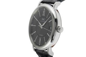 Thumbnail von IWC Portofino Automatic 37 Diamonds Stahl Automatik Medium Ref. IW458102