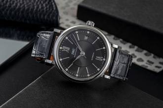 Thumbnail von IWC Portofino Automatic 37 Diamonds Stahl Automatik Medium Ref. IW458102