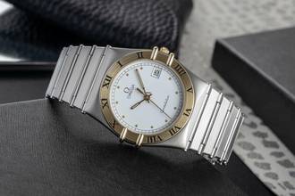 Thumbnail von Omega Constellation Quartz Stahl / Gold Quarz Herrenuhr Ref. 398.0876 Klassiker