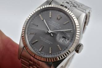 Thumbnail von Rolex Datejust 36 Oyster Perpetual Datejust 16014 Tapestry Grey Dial