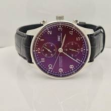 Thumbnail von IWC Portugieser Chronograph Bourdeaux Dial 41mm Automático Completo