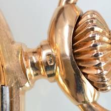 Thumbnail von Patek Philippe Pocket hunter bassine-style 51 MM porcelain dial rose gold 18KT 1891