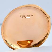 Thumbnail von Patek Philippe Pocket hunter bassine-style 51 MM porcelain dial rose gold 18KT 1891