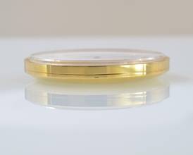 Thumbnail von Zenith Pocket watch oval shaped open face yellow gold 18KT Very Rare </h1>