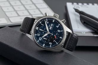Thumbnail von IWC Fliegeruhr Chronograph Fliegerchronograph Chronograph Stahl Automatik Ref. IW378001 B&P 2023