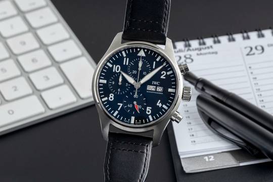  IWC Fliegeruhr Chronograph Fliegerchronograph Chronograph Stahl Automatik Ref. IW378001 B&P 2023  