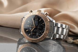 Thumbnail von Omega Speedmaster Date Chrono Stahl / Gold Automatik Ref. 323.21.40.40.01.001