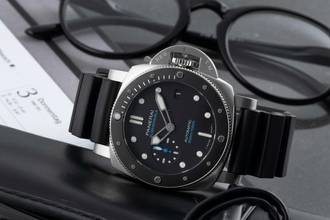 Thumbnail von Panerai Submersible Automatik Herrenuhr Ref. PAM02683 B&P 2023