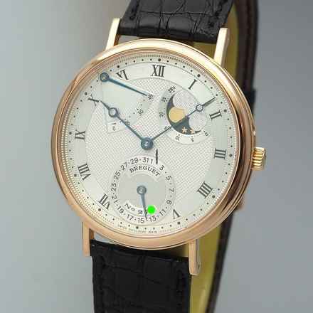  Breguet Classique Power Reserve Moon Calendar 3130BR Rosegold 18k B+P 