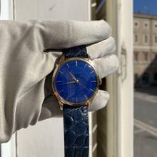 Thumbnail von Girard Perregaux Classic 35MM blue lacquered dial rose gold 18KT Automatic 1950’s </h1>