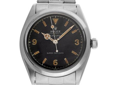  Rolex Explorer Ref.5500 1957 Full Set original unpoliert Vintage </h1> 