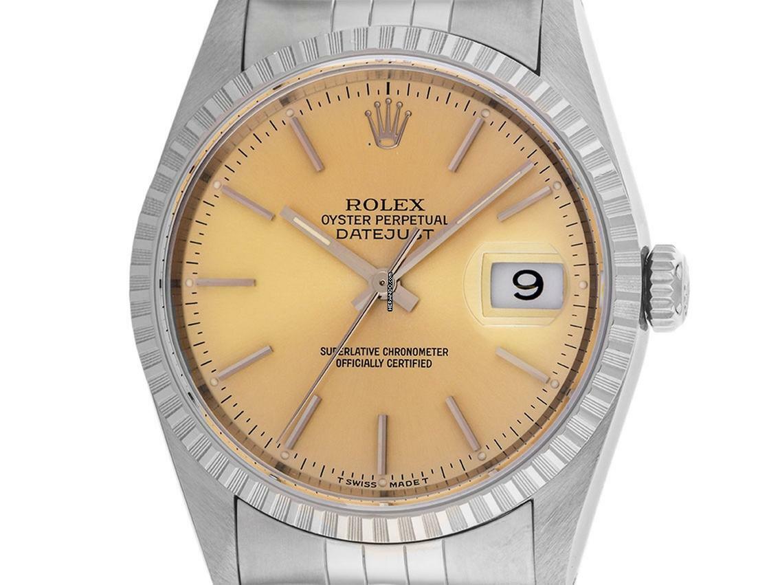 Rolex Datejust 36 Ref.16220 1993 Full Set sehr Gut Vintage </h1>