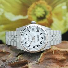 Thumbnail von Rolex Datejust 31 Medium Stahl/Weißgold Ref :68274 Box von 1993 </h1>