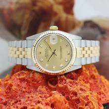 Thumbnail von Rolex Datejust 31 Medium Stahl/Gold Ref: 68273 Box & Papiere von 1997 </h1>
