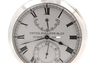 Thumbnail von Patek Philippe Extremely Fine Deck Lever Chronometer US Naval Observatory 1912