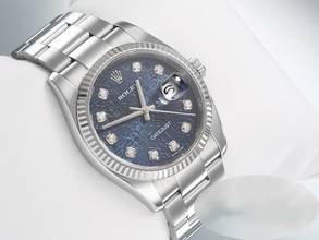 Thumbnail von Rolex Datejust 36 36mm 116234 Stahl Weissgold 750 Diamanten Automatik Stainless Steel 18kt White Gold Oyster-band Chronometer Blue Dial </h1>