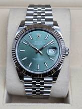 Thumbnail von Rolex Datejust 41 41mm 126334-0028 Mint Green Jubilee Unworn/New Condition Full Set 2-2026