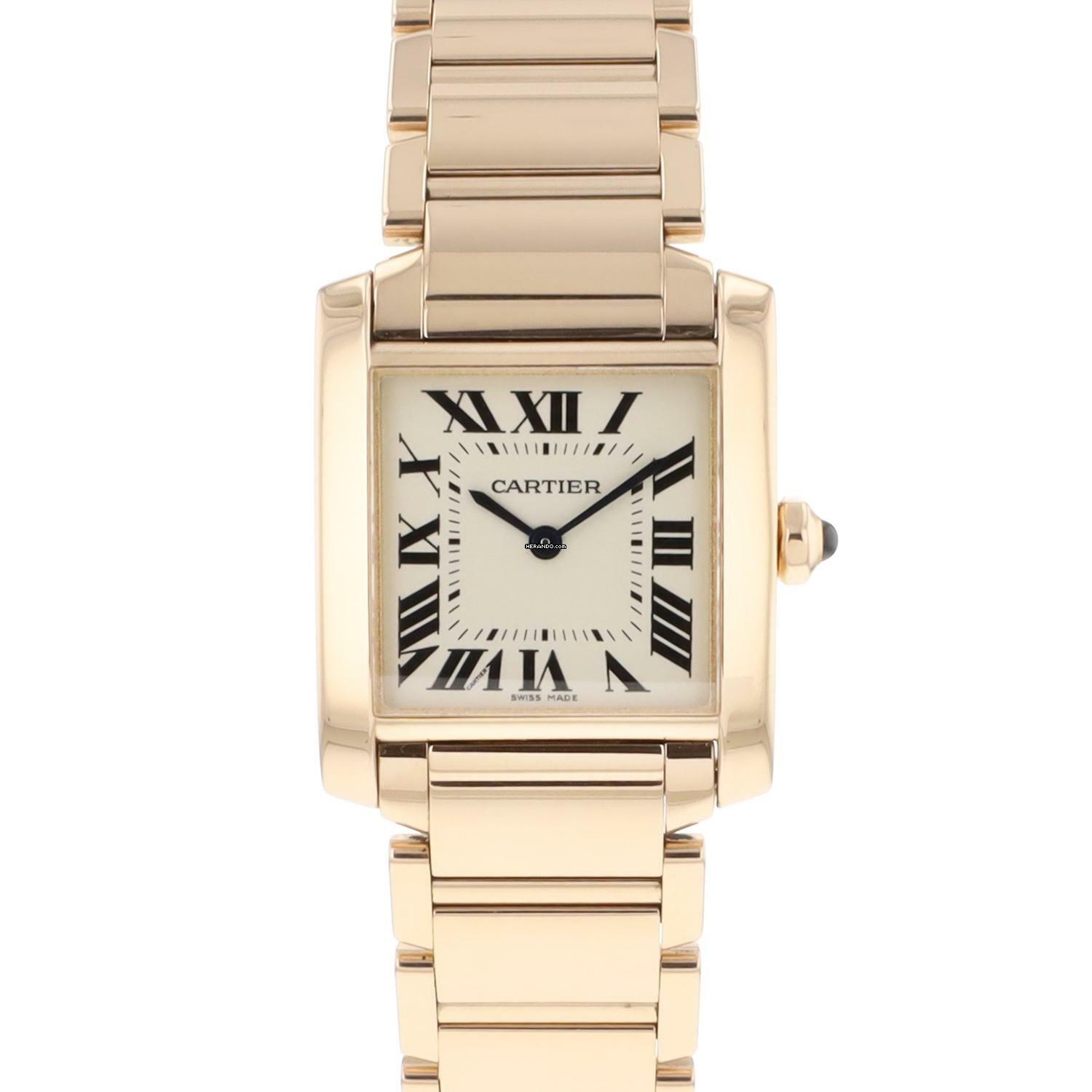 Cartier Tank Française MM Rose Gold