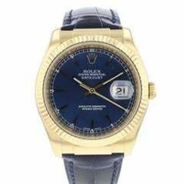 Rolex Datejust 36 Yellow Gold Blue Dial </h1> 
