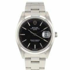 Rolex Oyster Perpetual Date 34MM Steel Black Dial </h1>