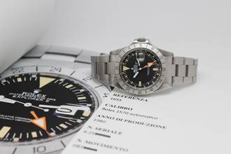 Thumbnail von Rolex Explorer II 1655 Full Set 1980 </h1>