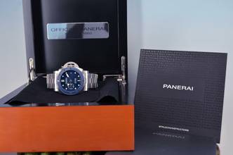 Thumbnail von Panerai Submersible 42mm Blu Notte Herrenuhr Ref. PAM02068 </h1>