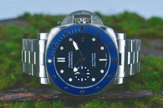 Thumbnail von Panerai Submersible 42mm Blu Notte Herrenuhr Ref. PAM02068 </h1>