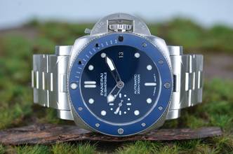 Thumbnail von Panerai Submersible 42mm Blu Notte Herrenuhr Ref. PAM02068 </h1>