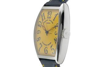 Thumbnail von Franck Muller Casablanca Stahl Yellow Dial Automatik Herrenuhr Ref. 5850