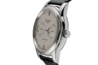 Thumbnail von Glashütte Original Senator Zeigerdatum Ref. 1-39-58-02-02-04 Box & Papiere 2013